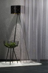 Záclona Lisa metráž antracit