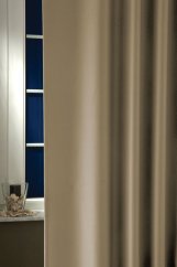 Dekorační zatemňovací závěs Dim out uni šířky nad 140cm caffé