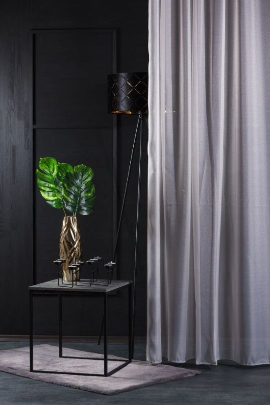 Záclona Liliana metráž - Barva: vodově modrá