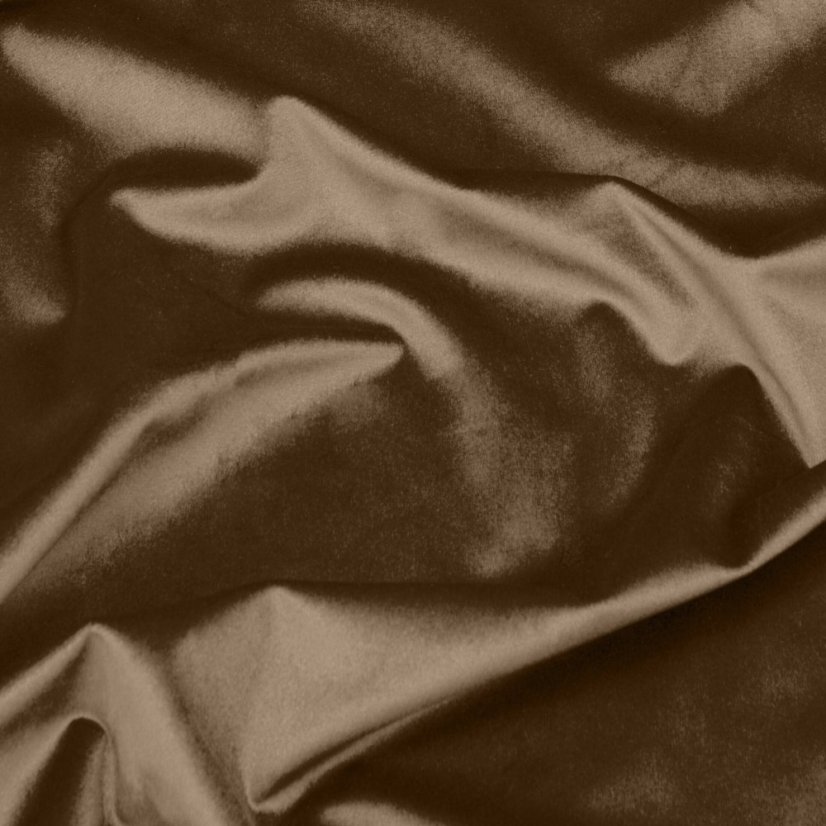 Dekorační látka samet Sibel šířka 300cm hnědá