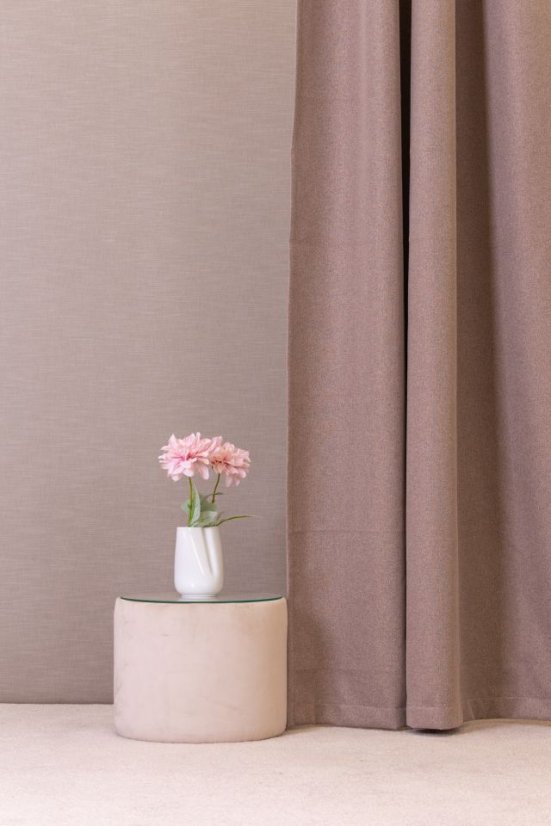 Závěs Black out Atlanta - Barva: caffé latté