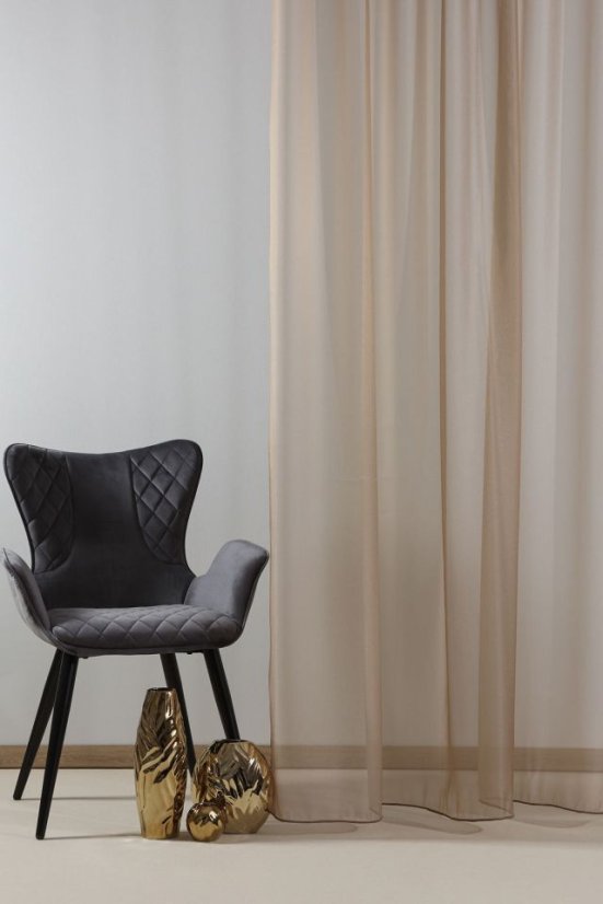 Záclona Liliana metráž - Barva: vodově modrá