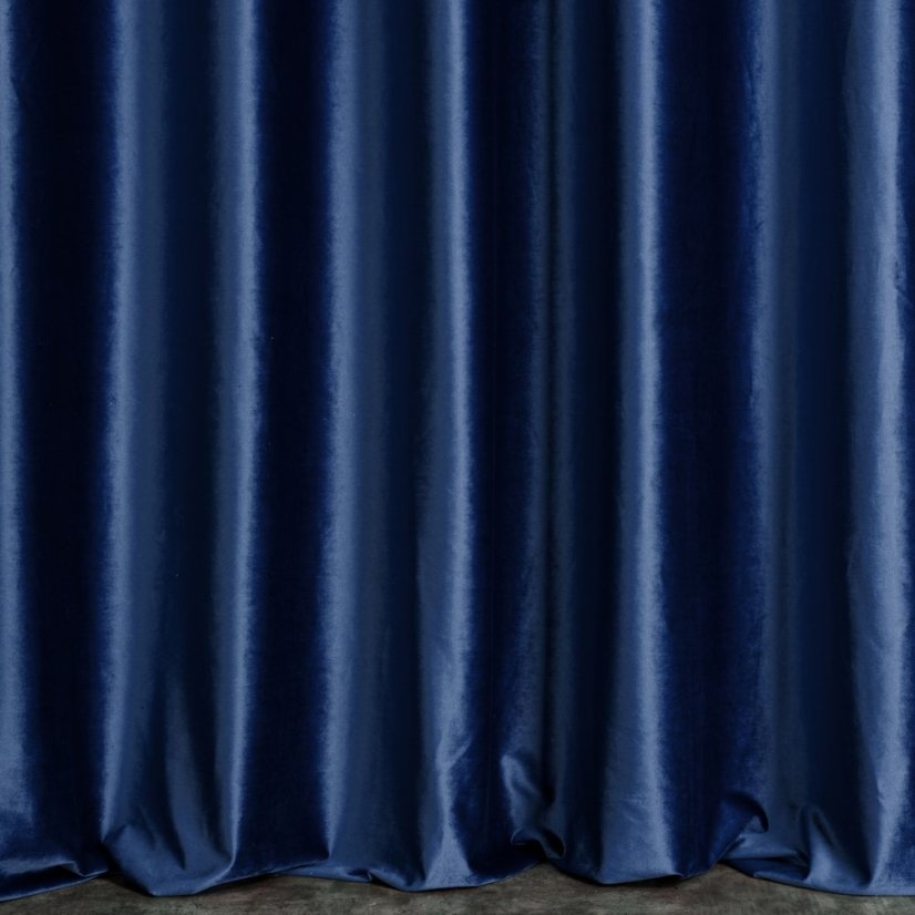 Dekorační látka samet Sibel šířka 300cm modrá
