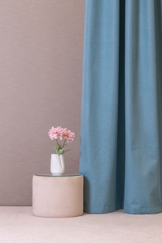 Závěs Black out Atlanta - Barva: modrá