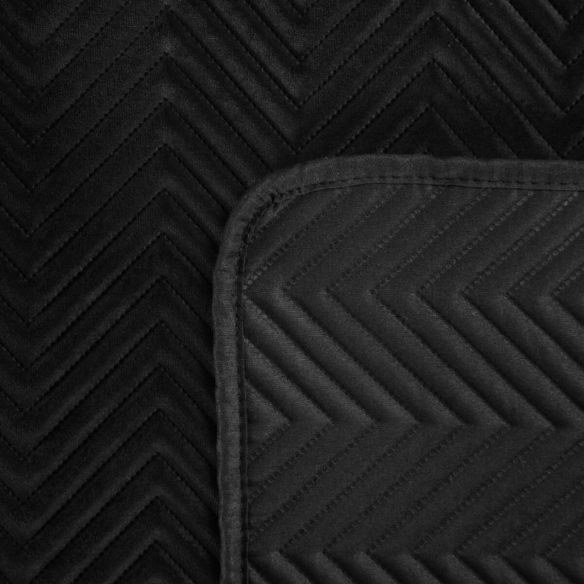 Přehoz na postel Sofia barva černá