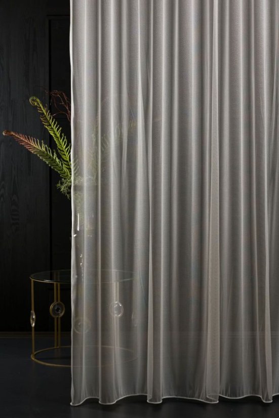 Záclona metráž Grace přírodní krémová