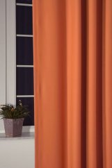 Závěs Dim out uni zatemňovací barva rezavá