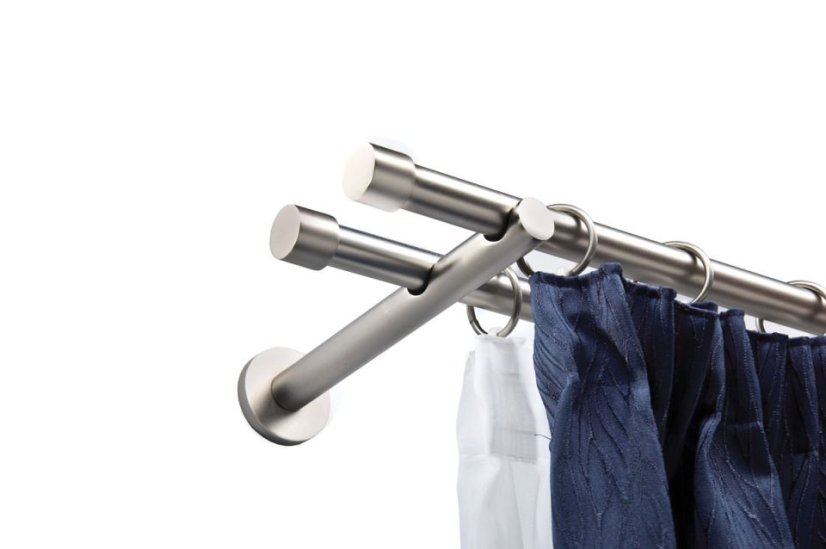 Interier Art držák 19mm Neo dvojitý - Barva: nickel