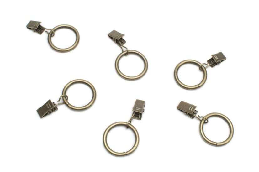 16mm kroužky se žabkami 10ks - Barva: antik