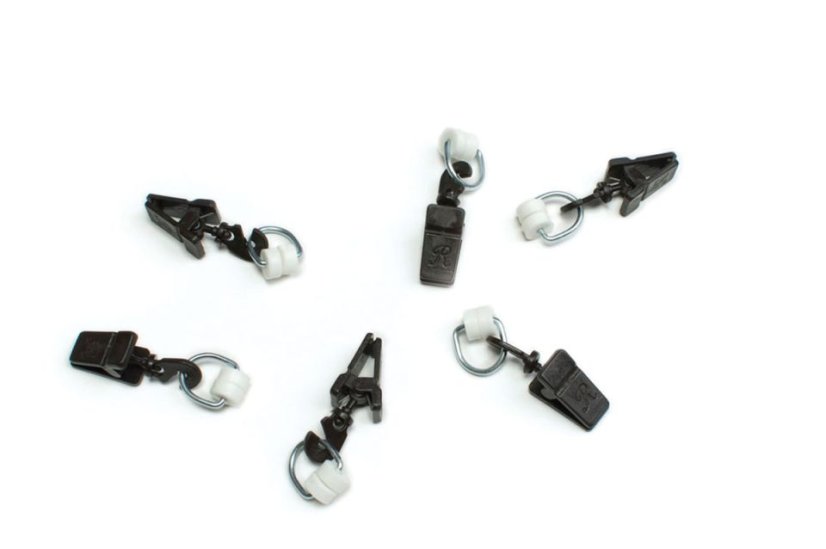 Žabky plasové  k I profilu 20ks - Barva: wenge