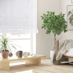 Římská roleta záclonová organza Mira