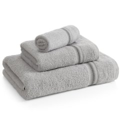 Ručníky a osušky Tris stříbrné