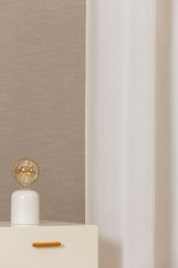 Záclona sable Primula na míru slonova kost