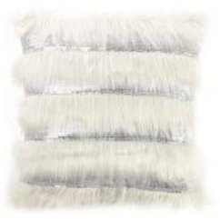 Chlupatý dekorační polštářek Ligia