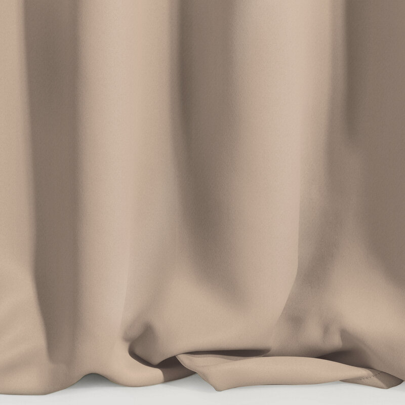 Hotový závěs Logan béžový - Způsob zavěšení: kruhy