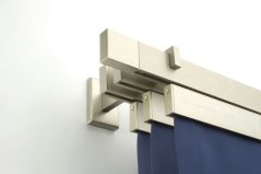 Držáky k trojkolejnici Elegant e pro japonské stěy cena za pár Držáky k trojkolejnici Elegant e pro japonské stěy cena za pár