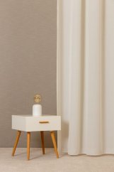 Záclona sable Primula na míru přírodní krémová