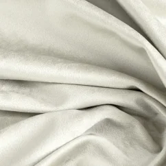 Dekorační látka samet jasná krémová