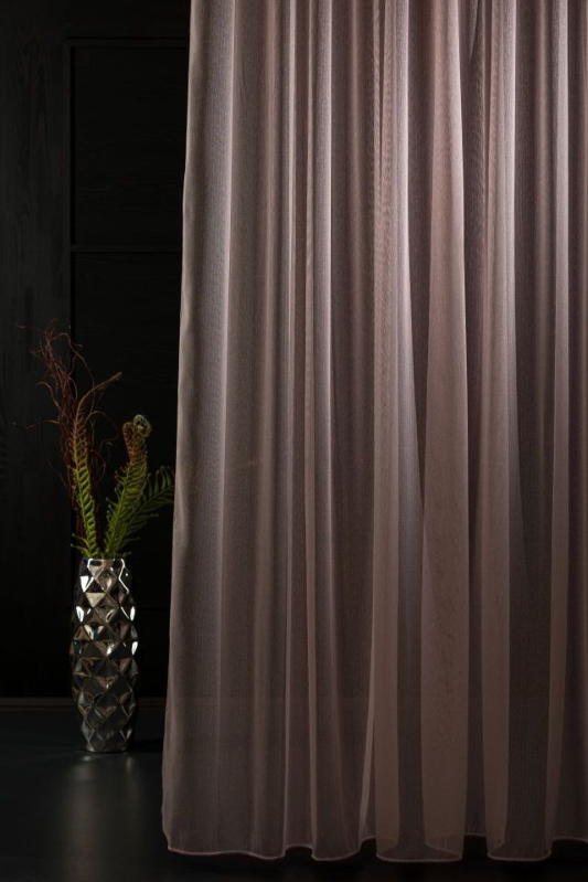 Záclona Alice metráž - Barva: caffé latté