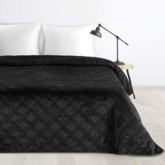 Přehoz na postel Luiz prošívaný barva černá
