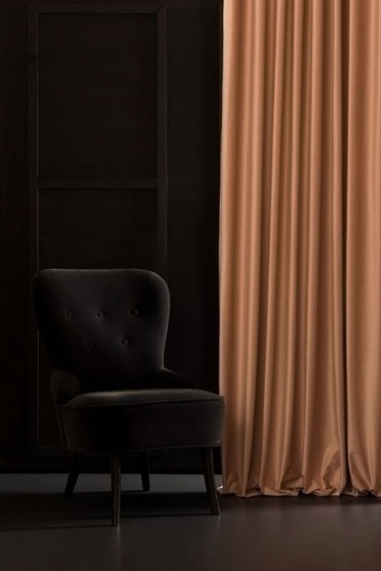 Dekorační látka Velluto metráž - Barva: indigo