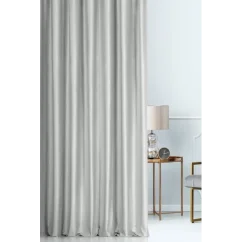 Dekorační látka samet stříbrná