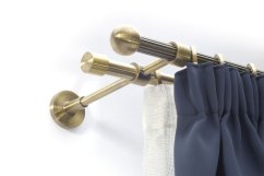 16mm držák Klasik dvojitý zavřený