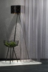 Záclona Lisa metráž antracit