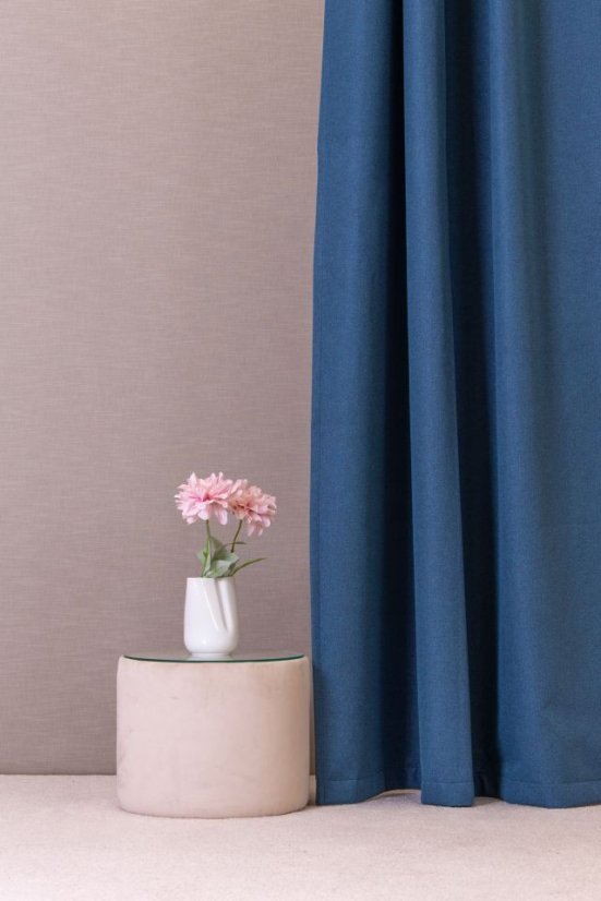 Závěs Black out Atlanta - Barva: modrá