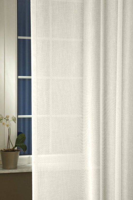 Záclona Lara metráž - Barva: Bílá