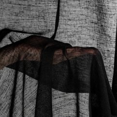 Záclona Verona černá na míru