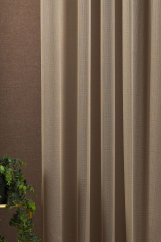 Záclona Lisa metráž caffé