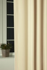 Závěs Dim out uni zatemňovací barva krémová