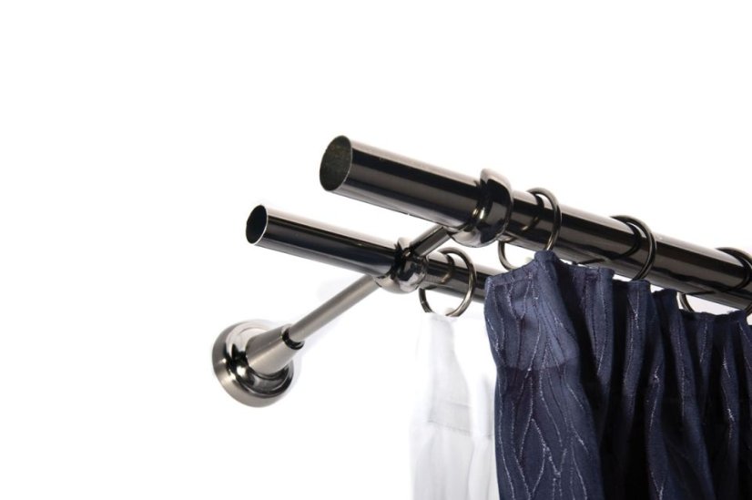 Interier Art tyč kovová 19mm - Barva: onyx, délka: 200cm