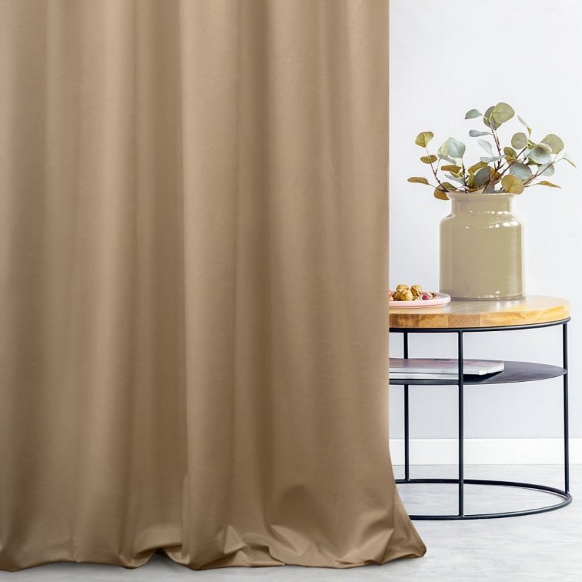 Dekorační látka samet Sibel šířka 300cm cappuccino