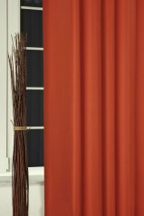 Závěs Dim out uni zatemňovací barva terakotta