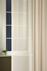 Záclona Charlotte na míru caffé