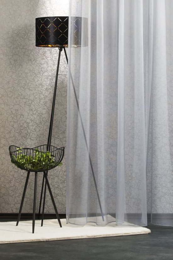 Záclona Lisa metráž ledově modrá