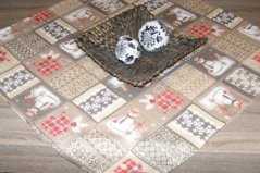 Vánoční dekorační látka