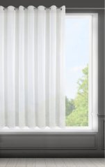 Hotová záclona Lucy kruhy krátká