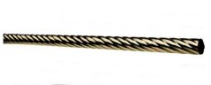 Tyč kovová Twisted průměr 19mm