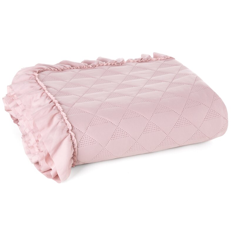 Přehoz na postel Vanesa růžová - Barva: růžová, Rozměr: 220x240cm