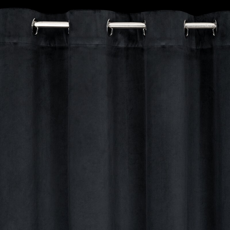 Hotový závěs Carli černý