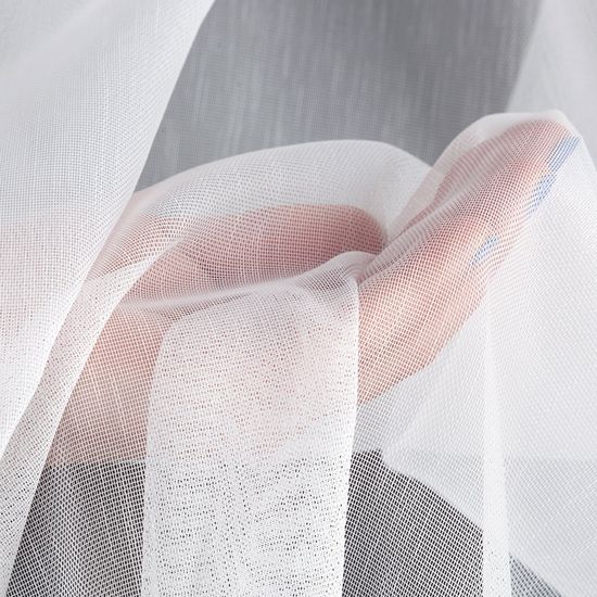 Záclona na míru Aden bílá