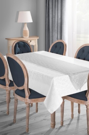 Set ubrusů Sue bílá + stříbrná 2