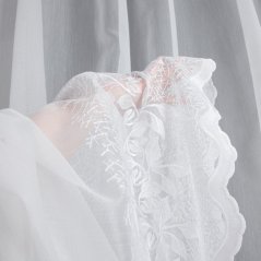 Záclona Aden s vyšívaným vzorem