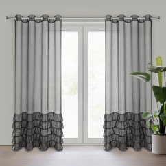 Hotová záclona Carli černá