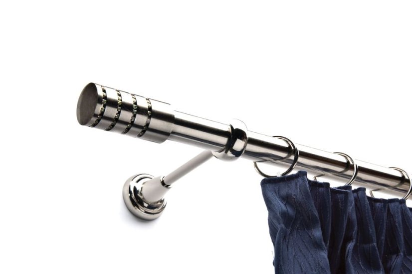 Interier Art 25mm koncovka Verona - Barva: mat chrom