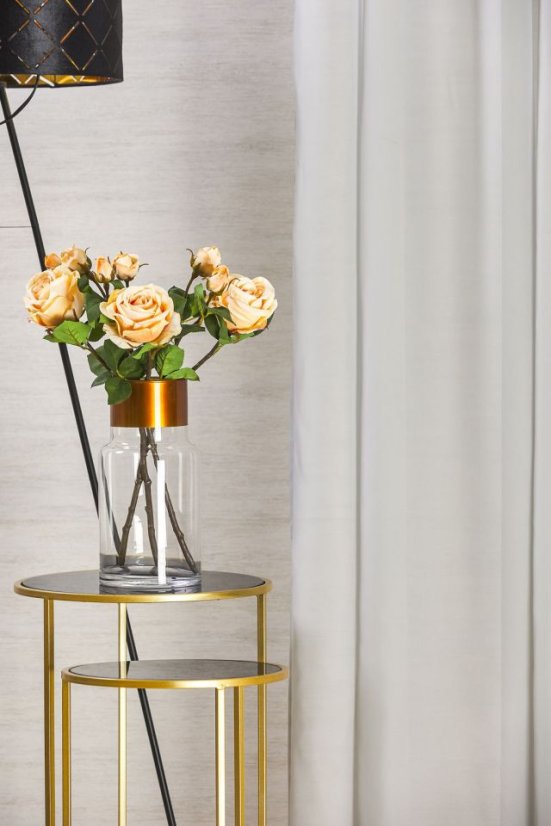 Záclona metráž Charlotte - Barva: Bílá