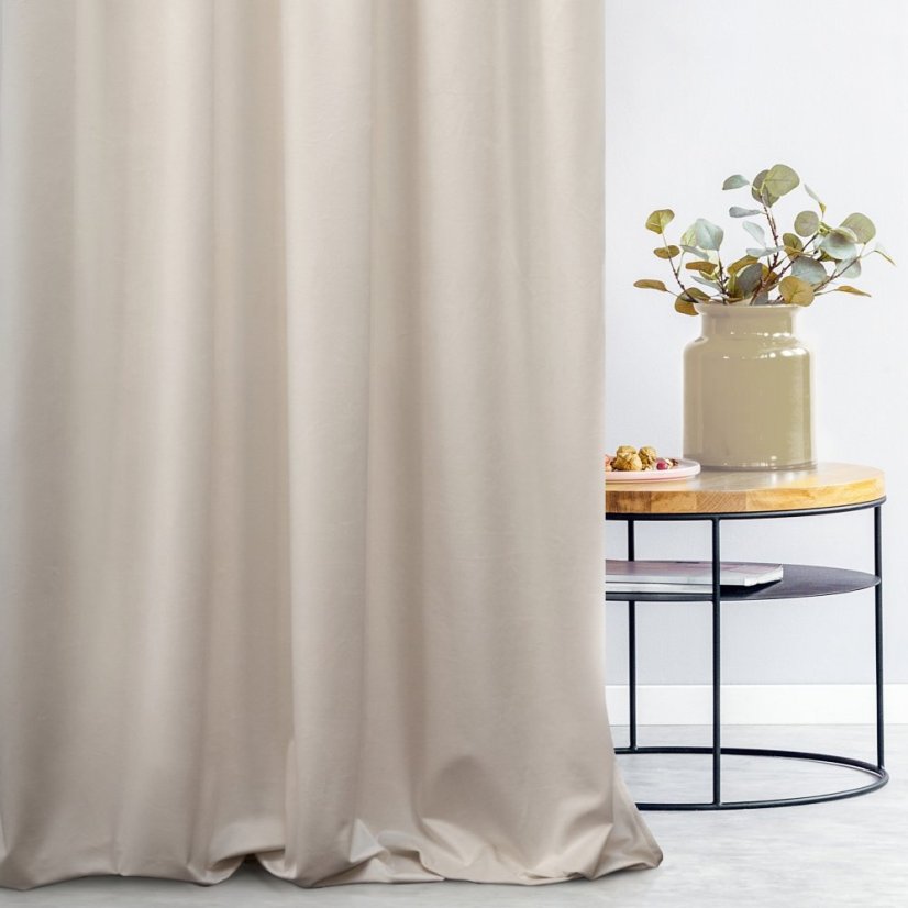 Dekorační látka samet Sibel šířka 300cm béžová